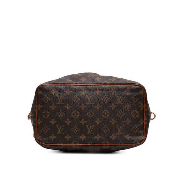 Pre-owned Louis Vuitton Monogram Palermo PM Brown