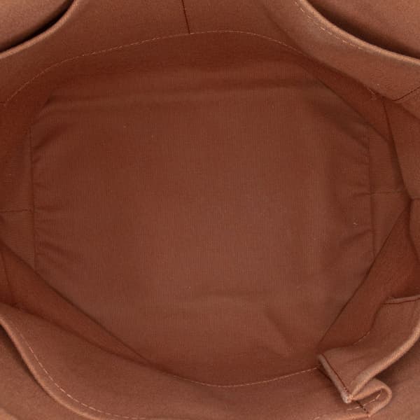 Pre-owned Louis Vuitton Monogram Palermo PM Brown