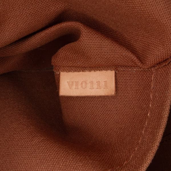 Pre-owned Louis Vuitton Monogram Palermo PM Brown