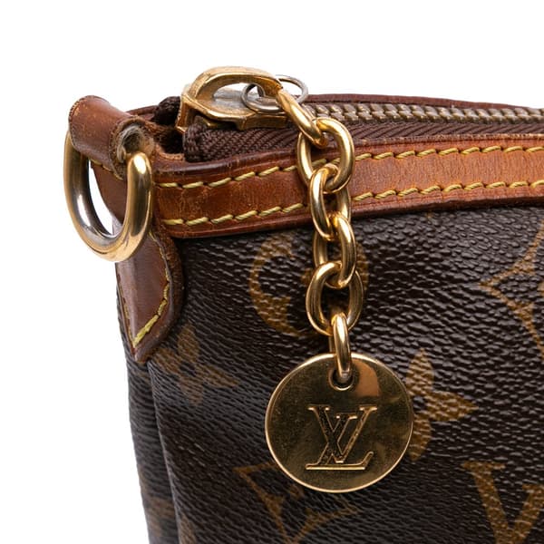 Pre-owned Louis Vuitton Monogram Palermo PM Brown