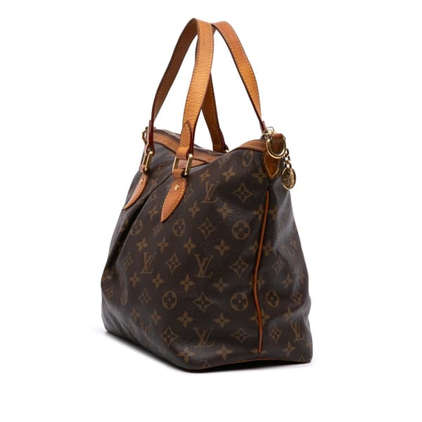 Pre-owned Louis Vuitton Monogram Palermo PM Brown