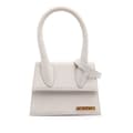 Pikkukuva 1 / 10: Pre-owned Jacquemus Croc Embossed Calfskin Le Chiquito Moyen White