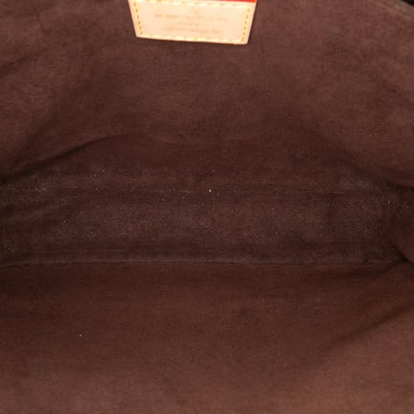 Pre-owned Louis Vuitton Monogram Pochette Metis Brown