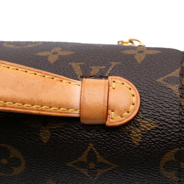 Pre-owned Louis Vuitton Monogram Pochette Metis Brown