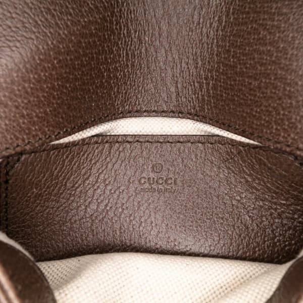 Pre-owned Gucci Mini GG Supreme Blondie Satchel Brown