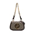 Miniatyrbild 1 av 9: Pre-owned Gucci Mini GG Supreme Blondie Satchel Brown