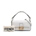 Miniatyrbillede 10 af 10: Pre-owned Fendi Leather Convertible Baguette Satchel White