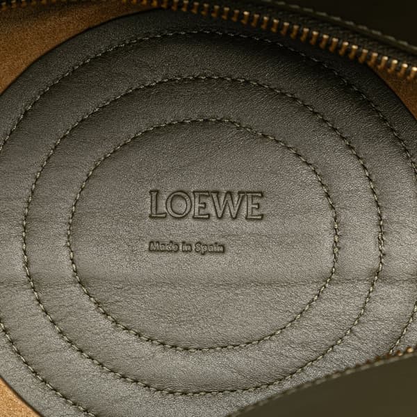 Pre-owned LOEWE Small Nappa Paseo Satchel Brown