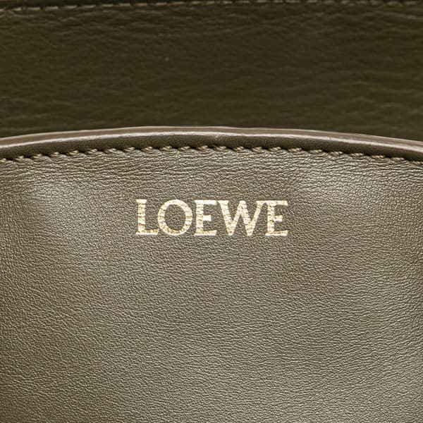 Pre-owned LOEWE Small Nappa Paseo Satchel Brown