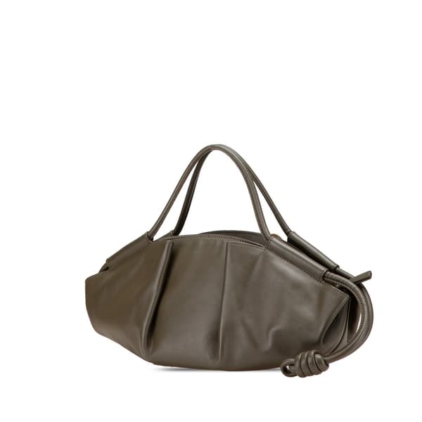 Pre-owned LOEWE Small Nappa Paseo Satchel Brown