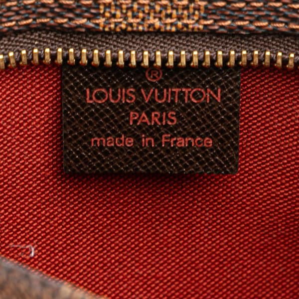 Pre-owned Louis Vuitton Damier Ebene Trousse Pochette Brown