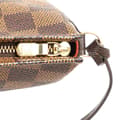 Miniatyrbild 10 av 10: Pre-owned Louis Vuitton Damier Ebene Trousse Pochette Brown