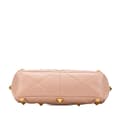 Miniatyrbilde 3 av 9: Pre-owned Valentino Large Nappa Roman Stud Satchel Pink