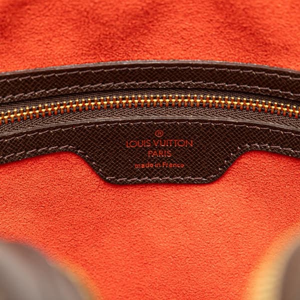 Pre-owned Louis Vuitton Damier Ebene Brera Brown