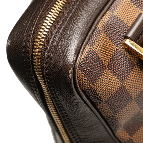 Pre-owned Louis Vuitton Damier Ebene Brera Brown