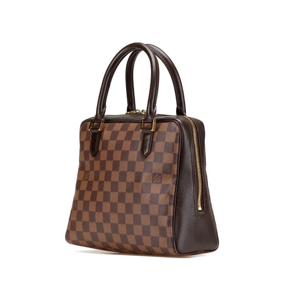 Pre-owned Louis Vuitton Damier Ebene Brera Brown