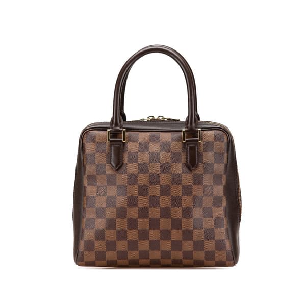 Pre-owned Louis Vuitton Damier Ebene Brera Brown