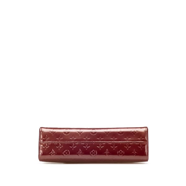 Pre-owned Louis Vuitton Monogram Vernis Roxbury Drive Red