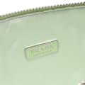Miniatyrbillede 4 af 8: Pre-owned Prada Satin Crystal Embellished Triangle Pouch Green