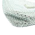 Miniatyrbillede 6 af 8: Pre-owned Prada Satin Crystal Embellished Triangle Pouch Green