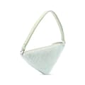 Miniatyrbillede 2 af 8: Pre-owned Prada Satin Crystal Embellished Triangle Pouch Green
