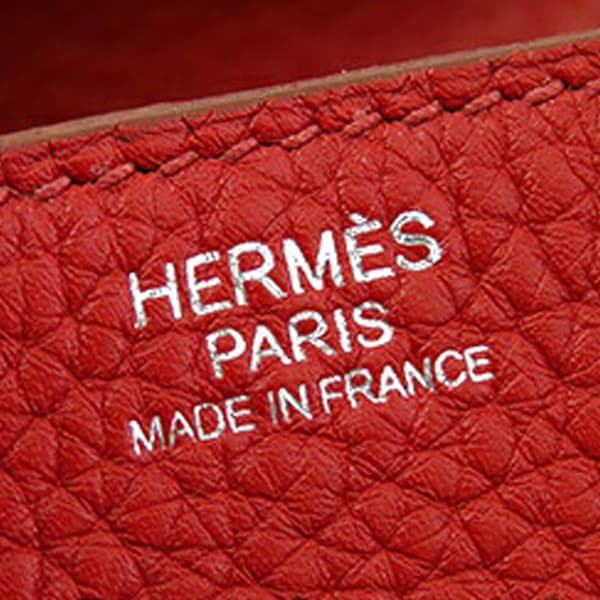 Pre-owned Hermès Clemence Lindy 34 Red