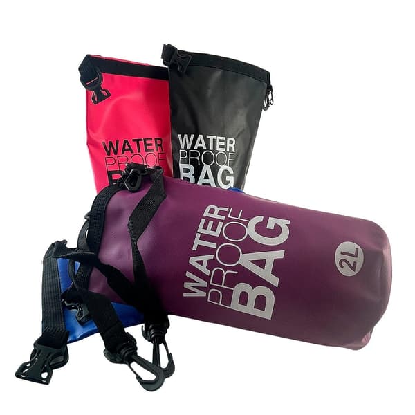 Dry bag 2 liter - Vattentät väska - flera pigga färger -