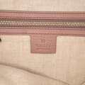 Miniatyrbild 5 av 10: Pre-owned Gucci Small Pebbled Leather Soho Cellarius Satchel Pink