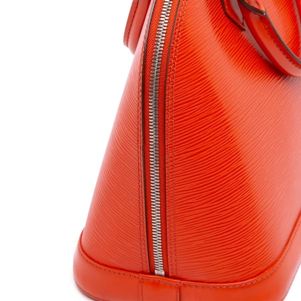 Pre-owned Louis Vuitton Epi Alma PM Orange