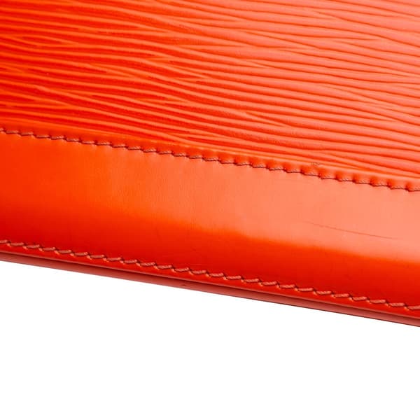 Pre-owned Louis Vuitton Epi Alma PM Orange