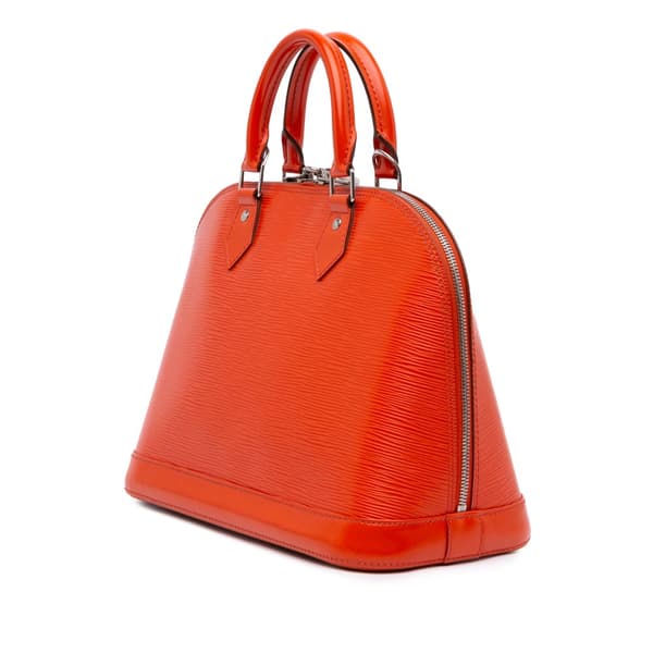 Pre-owned Louis Vuitton Epi Alma PM Orange