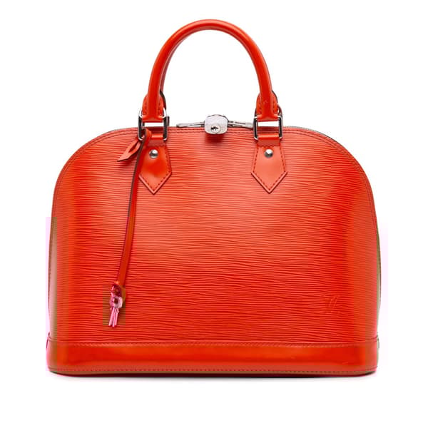 Pre-owned Louis Vuitton Epi Alma PM Orange