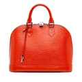 Miniatyrbillede 1 af 10: Pre-owned Louis Vuitton Epi Alma PM Orange