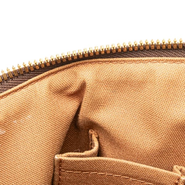 Pre-owned Louis Vuitton Monogram Tivoli PM Brown
