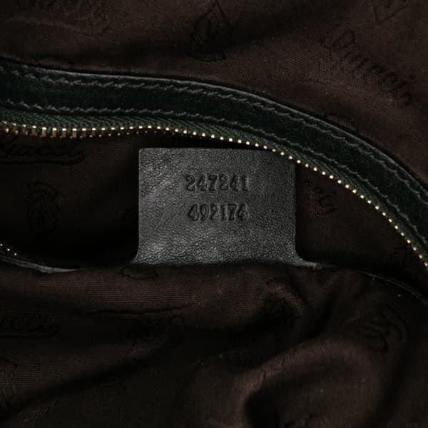 Pre-owned Gucci Large GG Canvas Charm Dome Satchel Brown