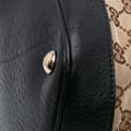 Miniatyrbild 8 av 10: Pre-owned Gucci Large GG Canvas Charm Dome Satchel Brown