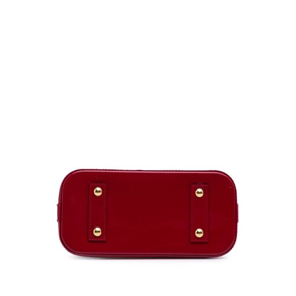 Pre-owned Louis Vuitton Monogram Vernis Alma BB Pink