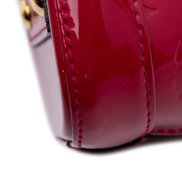 Pre-owned Louis Vuitton Monogram Vernis Alma BB Pink