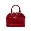 Miniatyrbild 10 av 10: Pre-owned Louis Vuitton Monogram Vernis Alma BB Pink