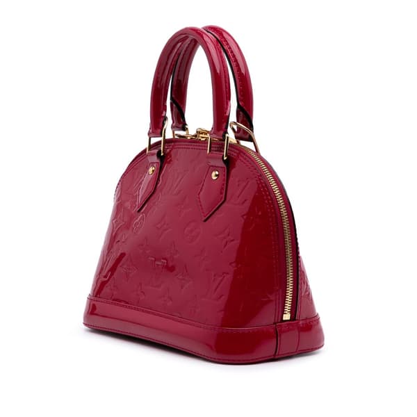 Pre-owned Louis Vuitton Monogram Vernis Alma BB Pink