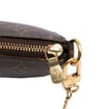 Miniatyrbilde 7 av 10: Pre-owned Louis Vuitton Monogram Mini Pochette Accessoires Brown