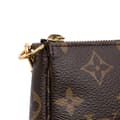 Miniatyrbilde 9 av 10: Pre-owned Louis Vuitton Monogram Mini Pochette Accessoires Brown