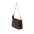 Miniatyrbilde 2 av 10: Pre-owned Louis Vuitton Monogram Mini Pochette Accessoires Brown