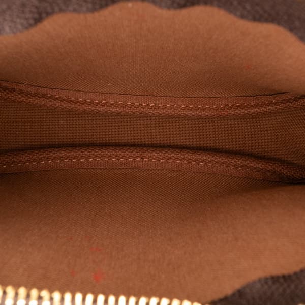 Pre-owned Louis Vuitton Monogram Mini Pochette Accessoires Brown