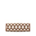 Miniatyrbilde 3 av 9: Pre-owned Prada Small Canvas Symbole Triangolo Satchel Brown