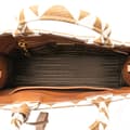 Miniatyrbilde 4 av 9: Pre-owned Prada Small Canvas Symbole Triangolo Satchel Brown