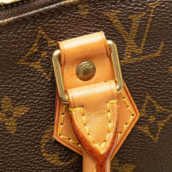 Pre-owned Louis Vuitton Monogram Alma PM Brown