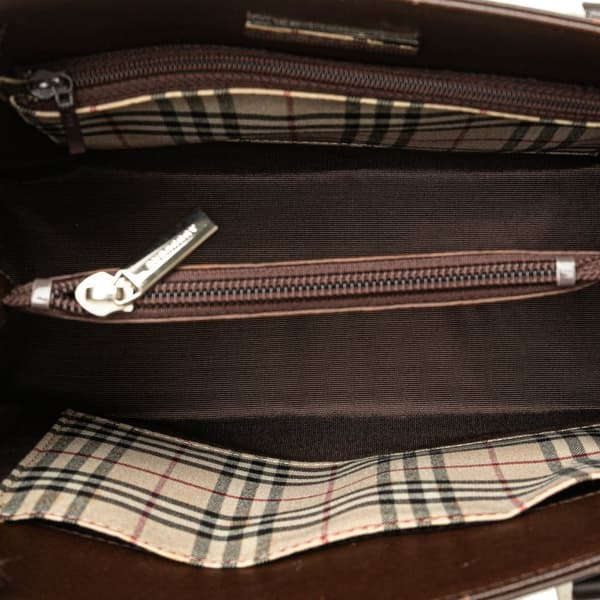 Pre-owned Burberry Leather Handbag Brown