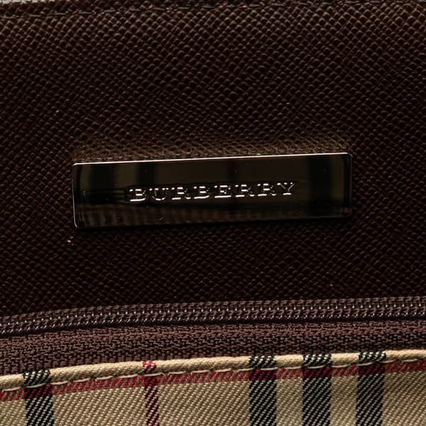 Pre-owned Burberry Leather Handbag Brown