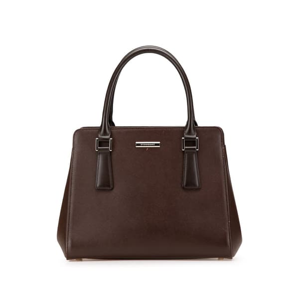 Pre-owned Burberry Leather Handbag Brown